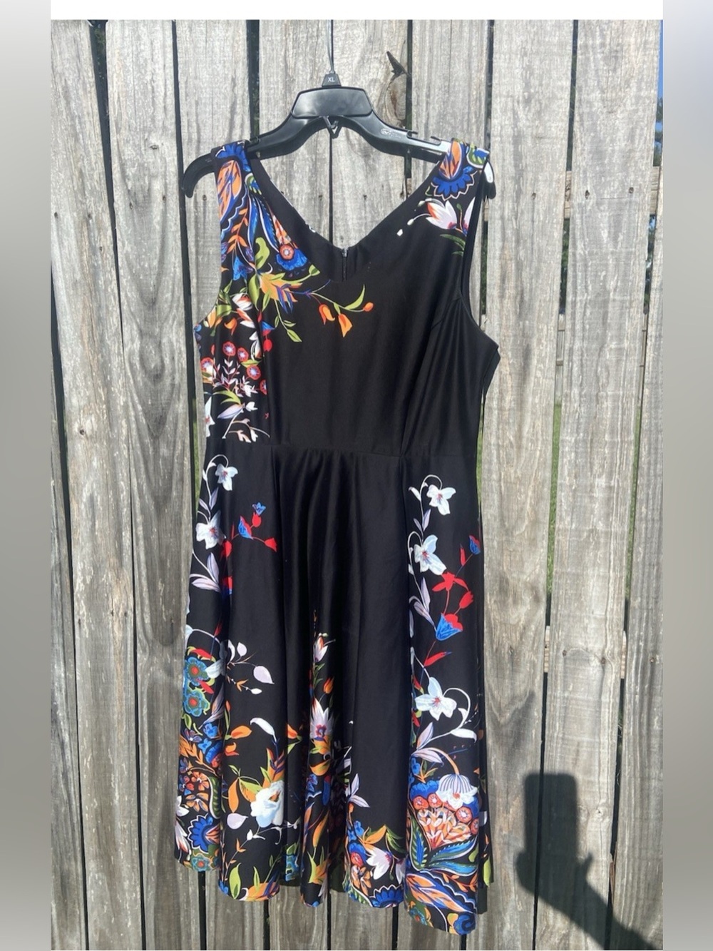 Eva Rose fit flare pockets Floral A-Line Dress - Elegant One-Shoulder 13